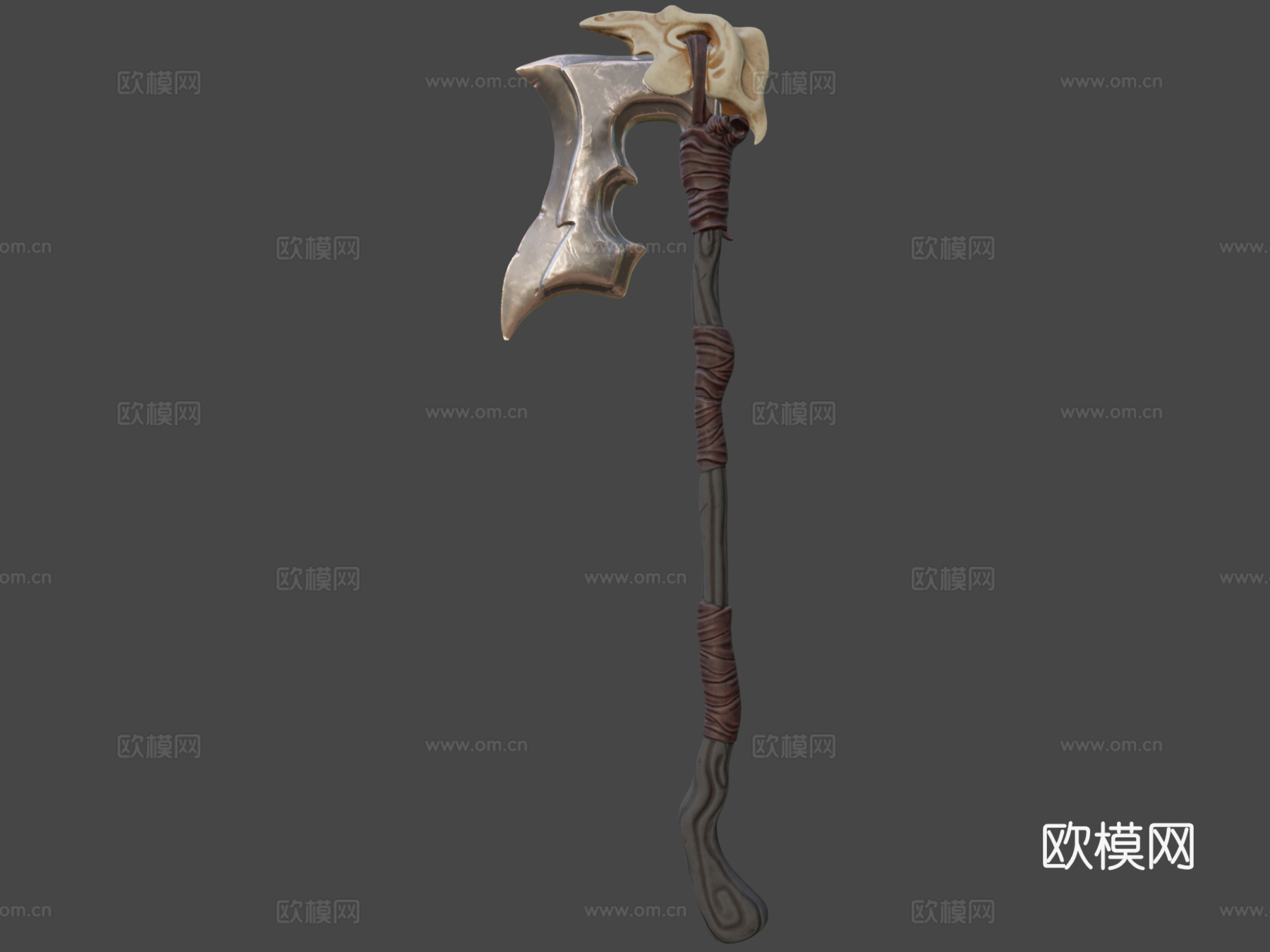 骨斧3d模型下载（渲染图8）