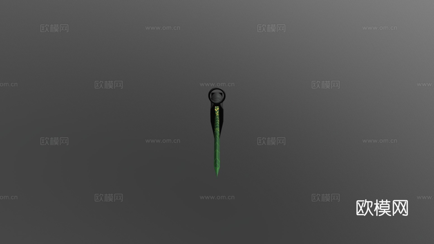 M9刺刀爬虫3d模型下载（渲染图1）