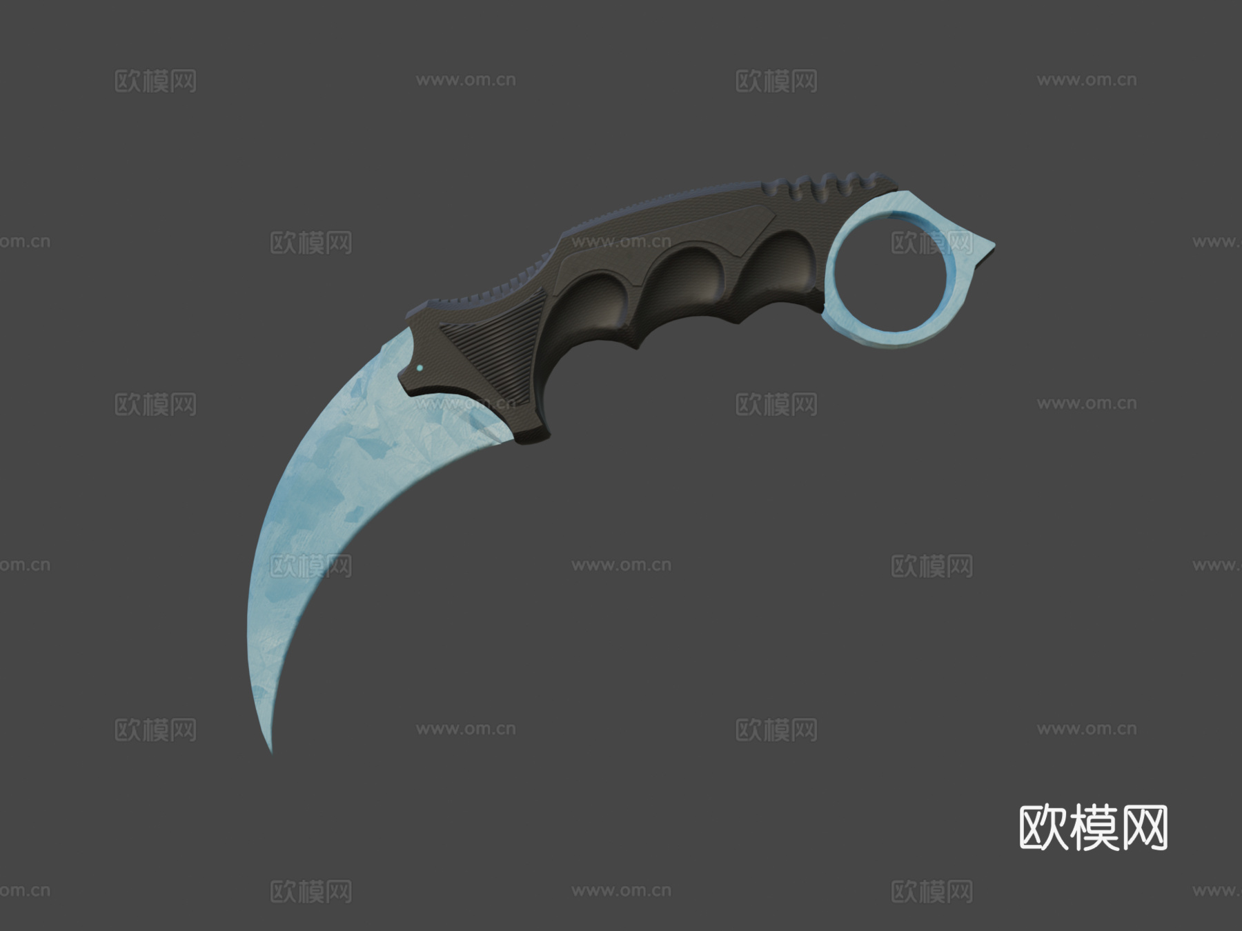 冻伤爪刀3d模型下载（渲染图7）