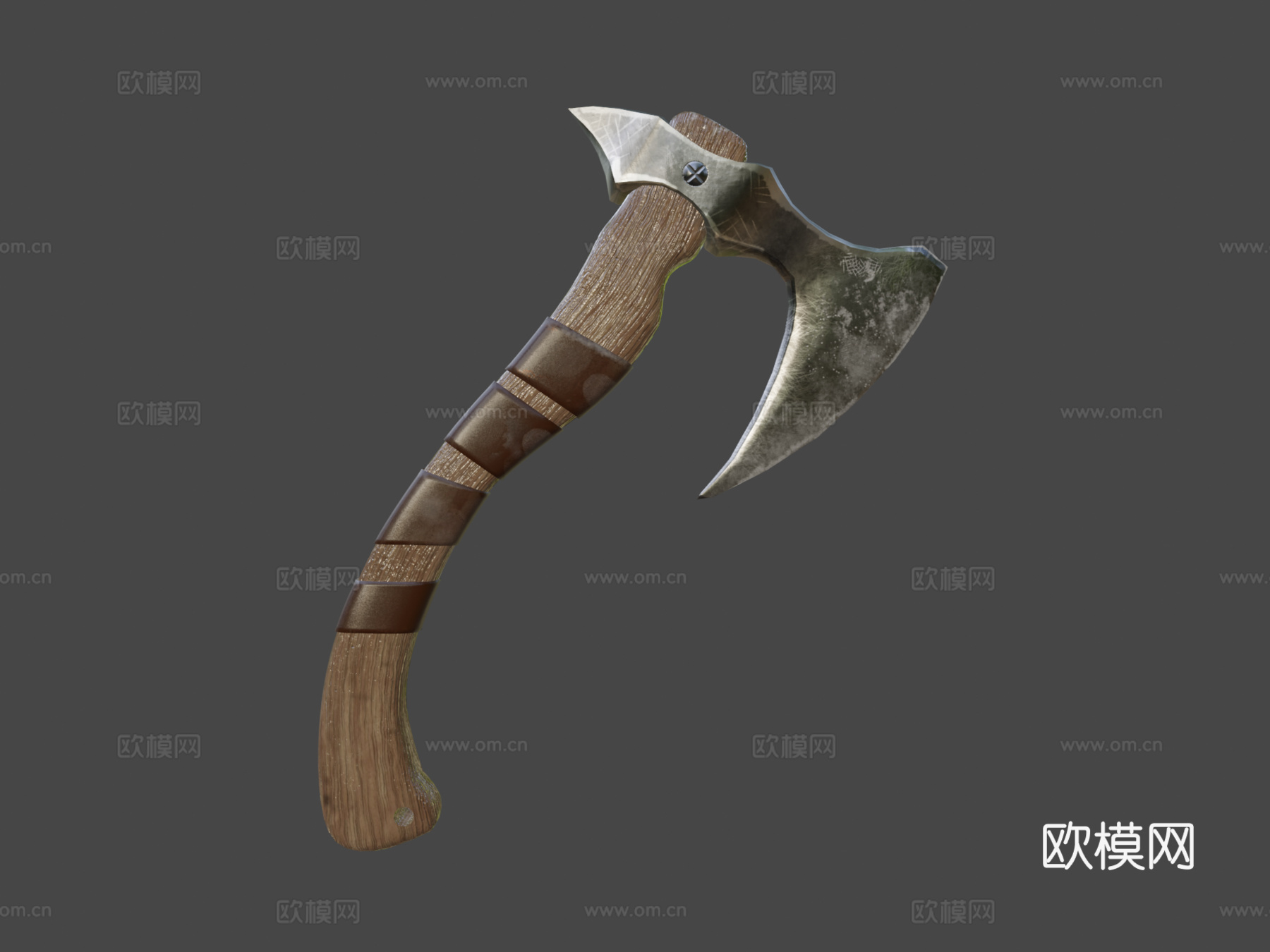 投斧3d模型下载（渲染图6）