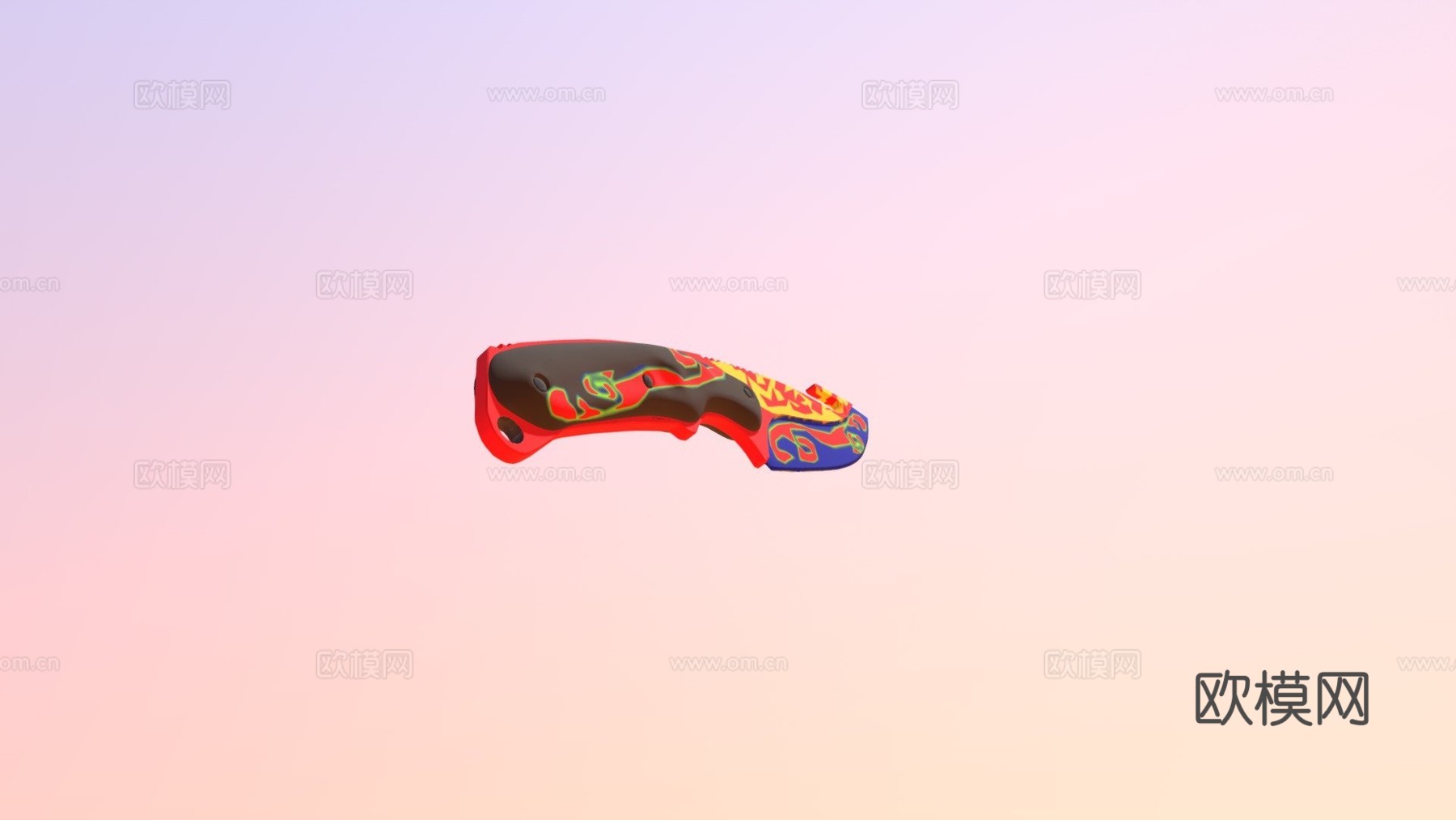 肠刀普尔维斯尘埃3d模型下载（渲染图1）