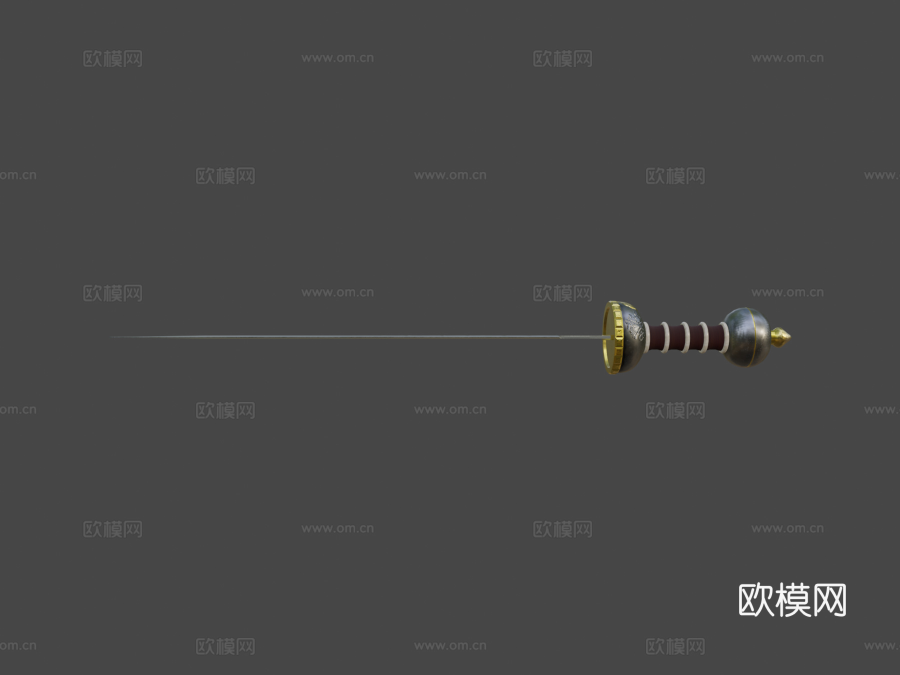 罗马短剑王者之剑3d模型下载（渲染图5）