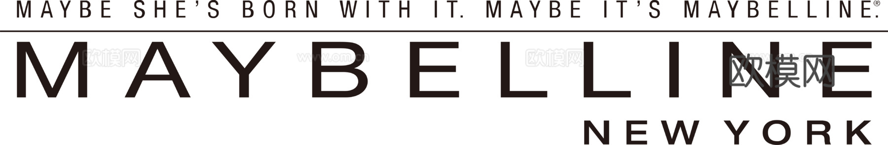 美宝莲，清洁护肤logo