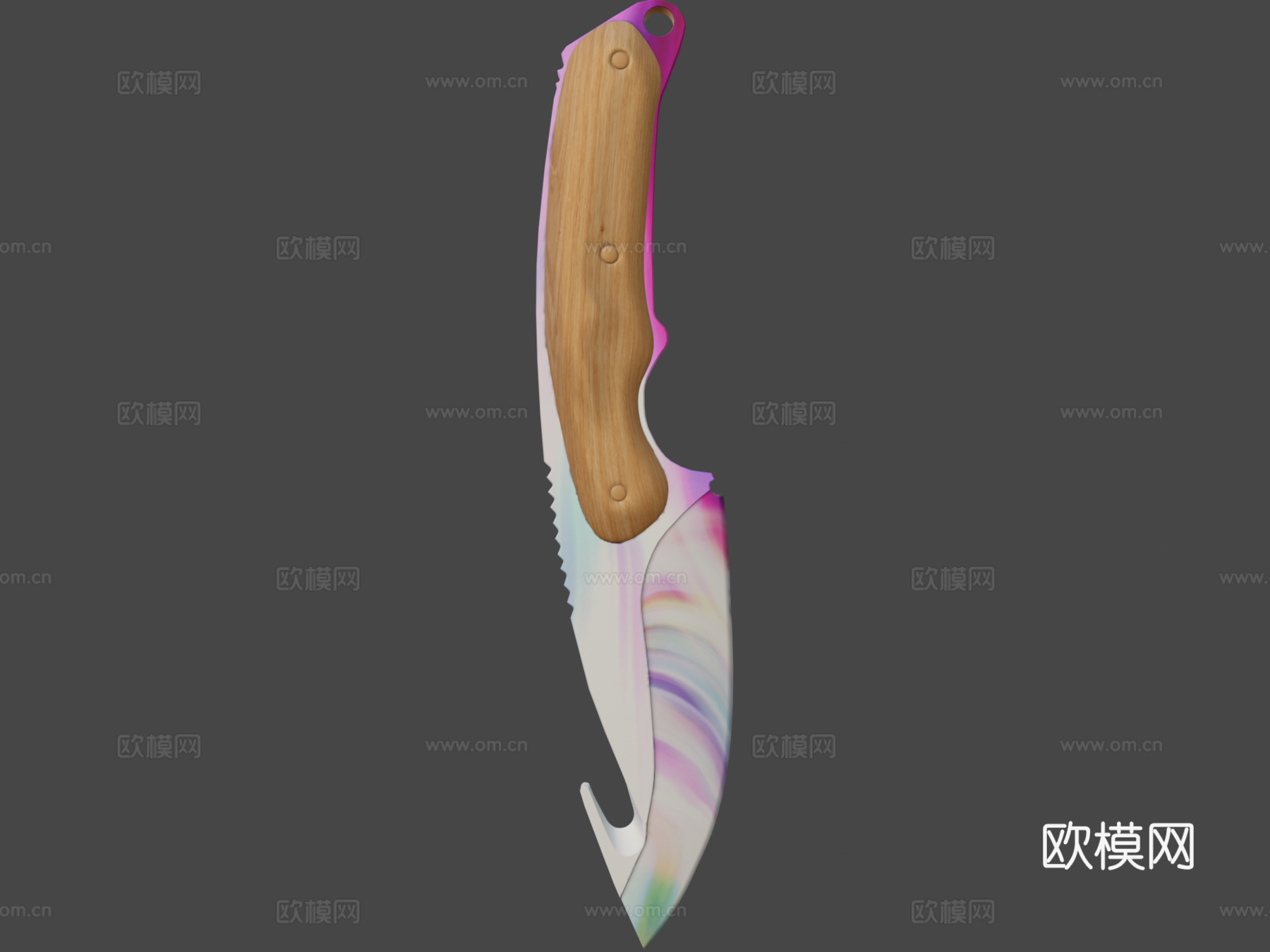 肠刀棒棒糖3d模型下载（渲染图7）