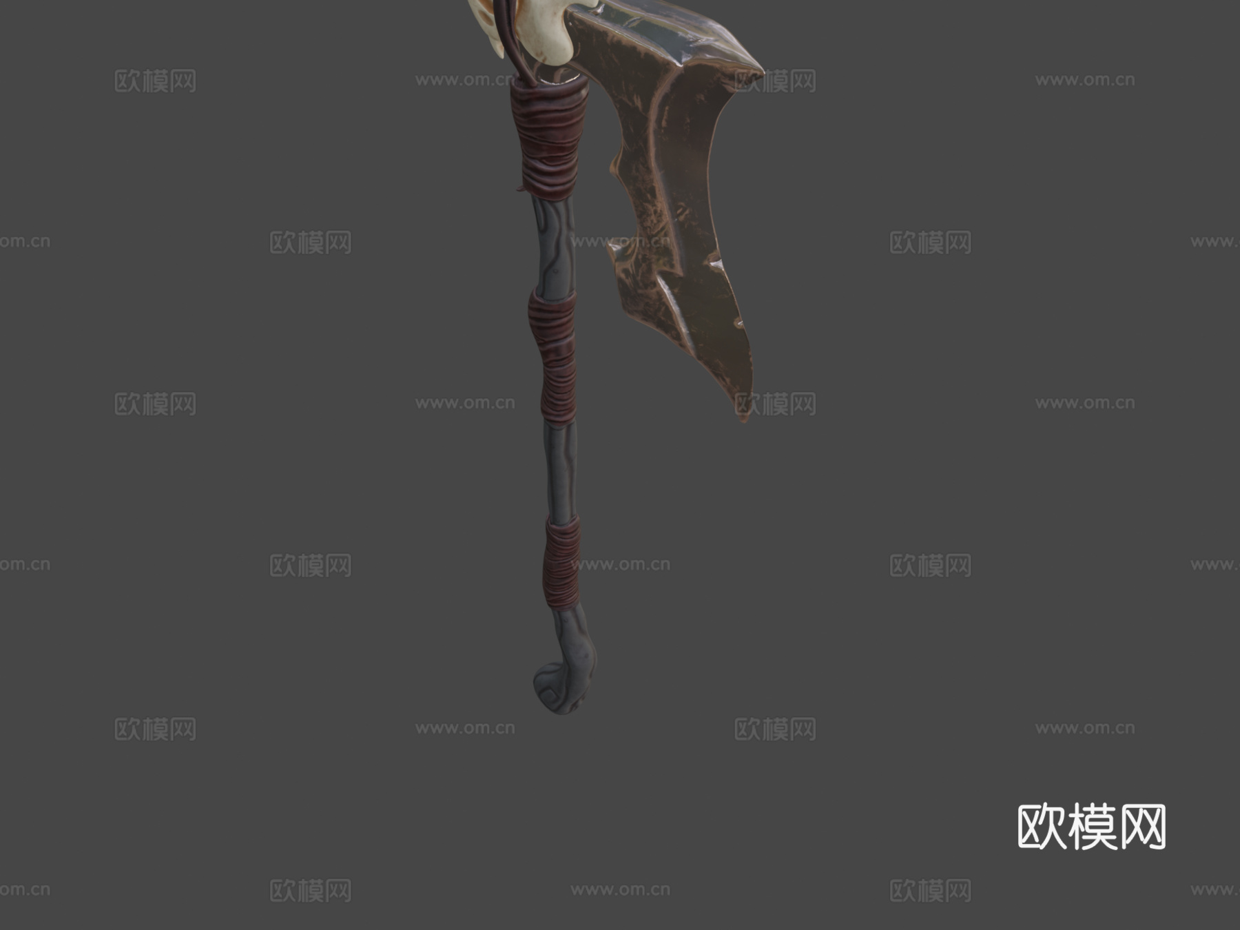 骨斧3d模型下载（渲染图5）