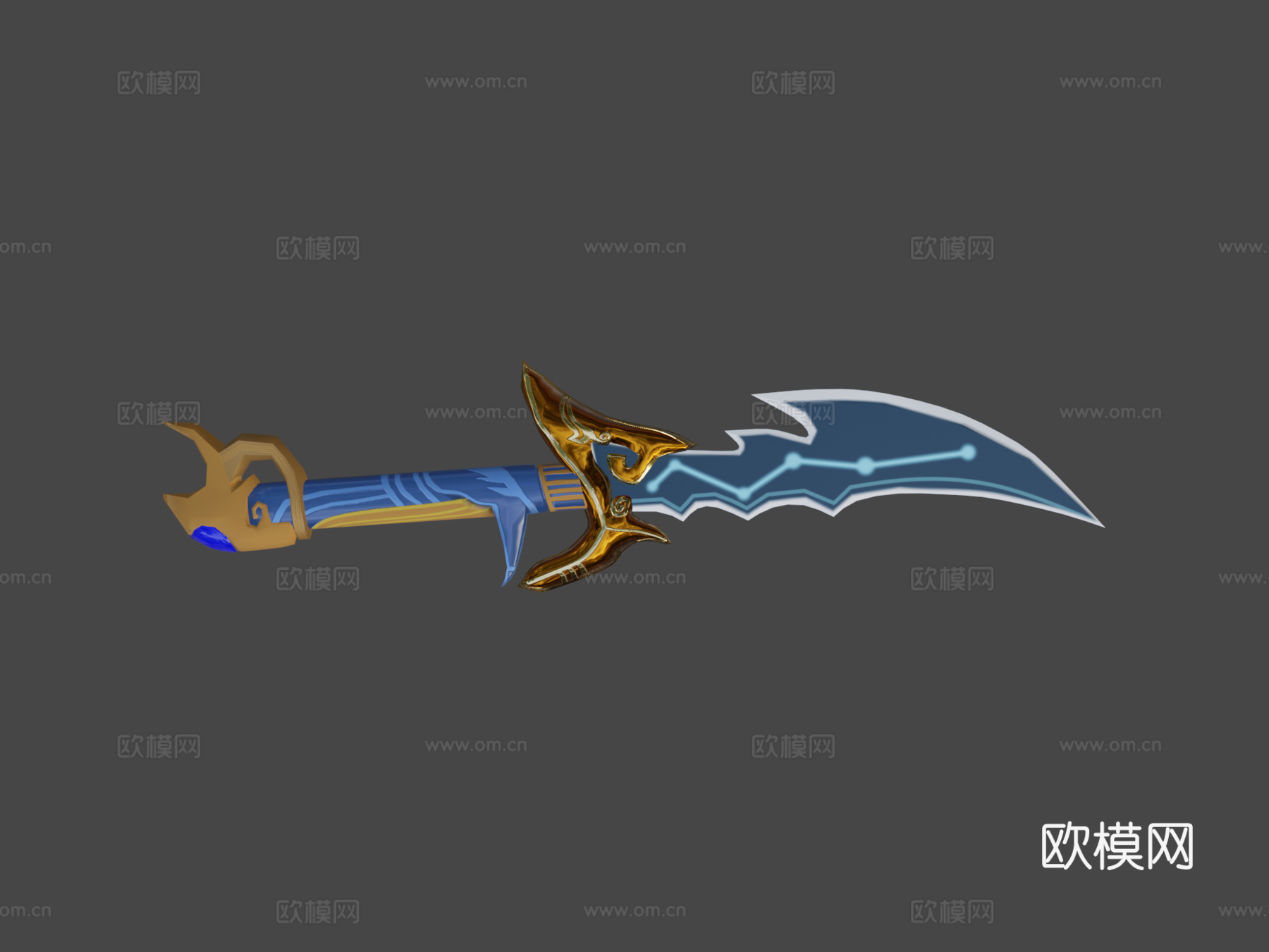 弯刃3d模型下载（渲染图8）