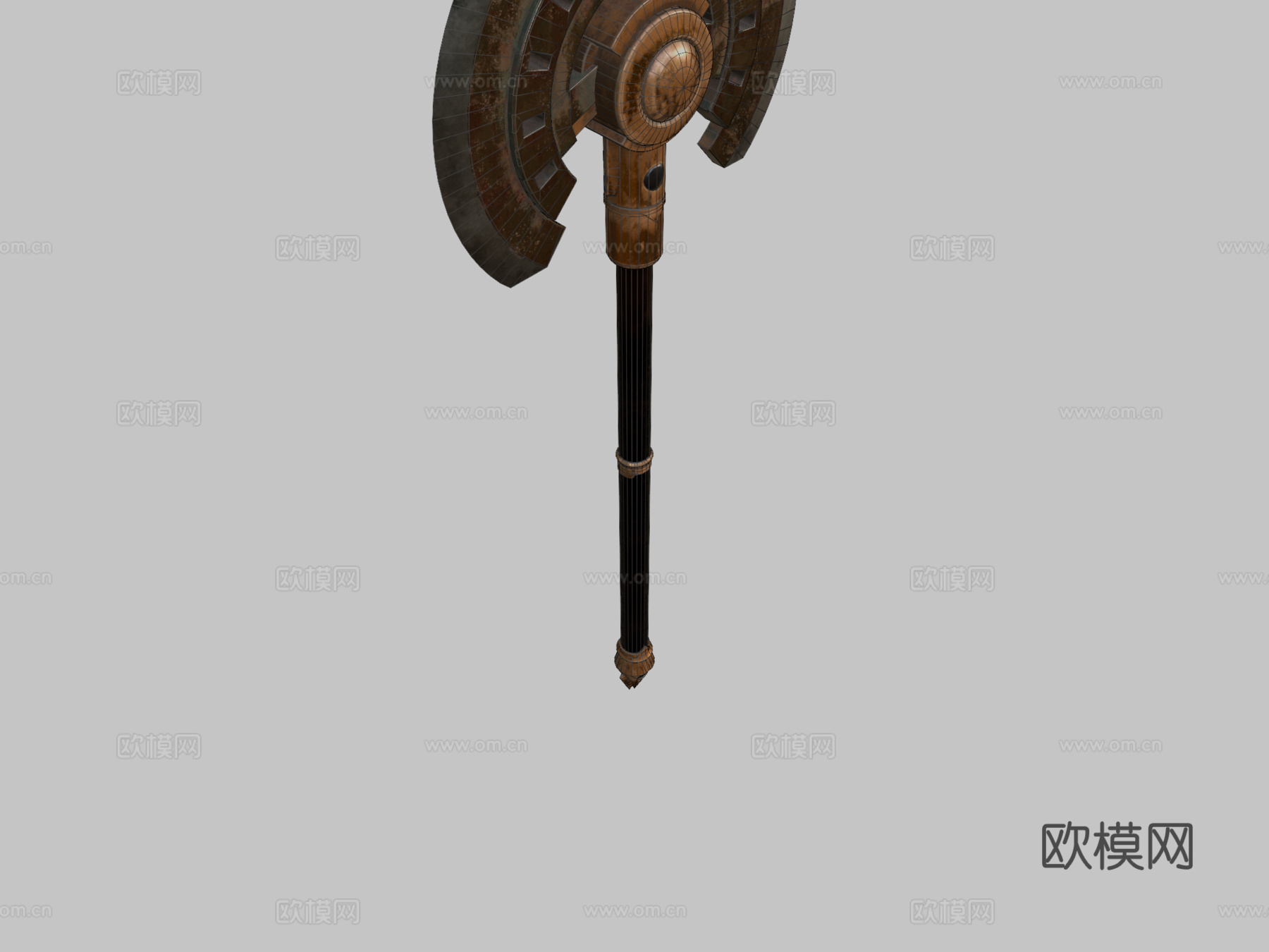 矮人战斧3d模型下载（渲染图2）