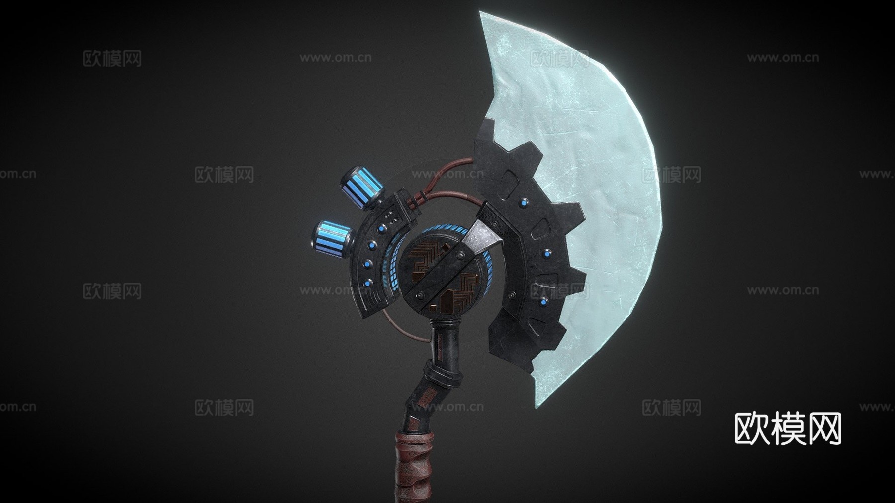 冰战斧3d模型下载（渲染图1）