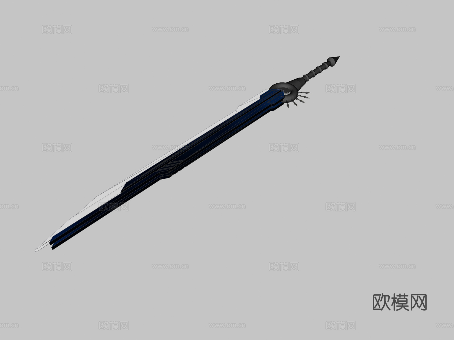 光剑3d模型下载（渲染图2）