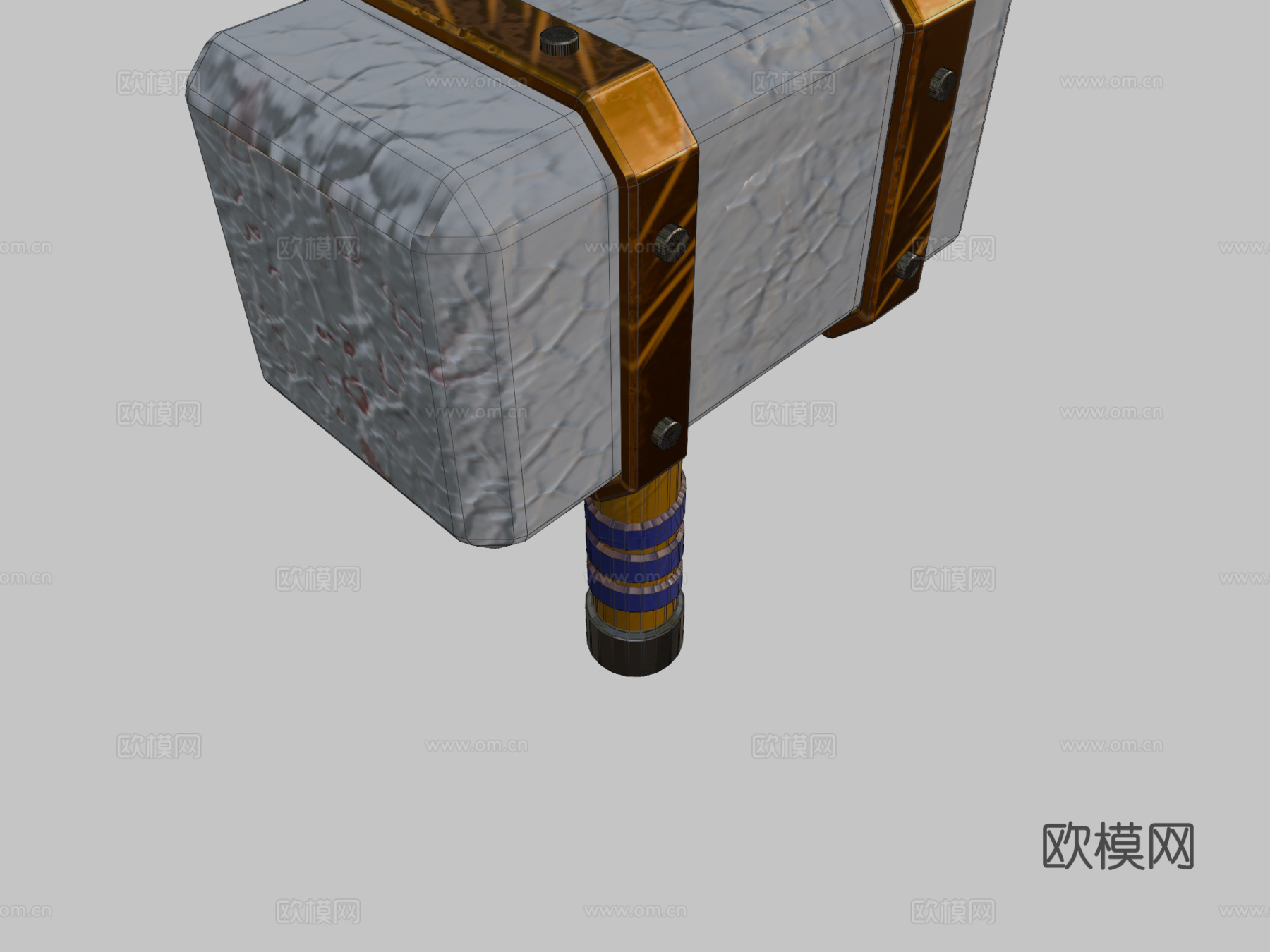 石锤3d模型下载（渲染图2）