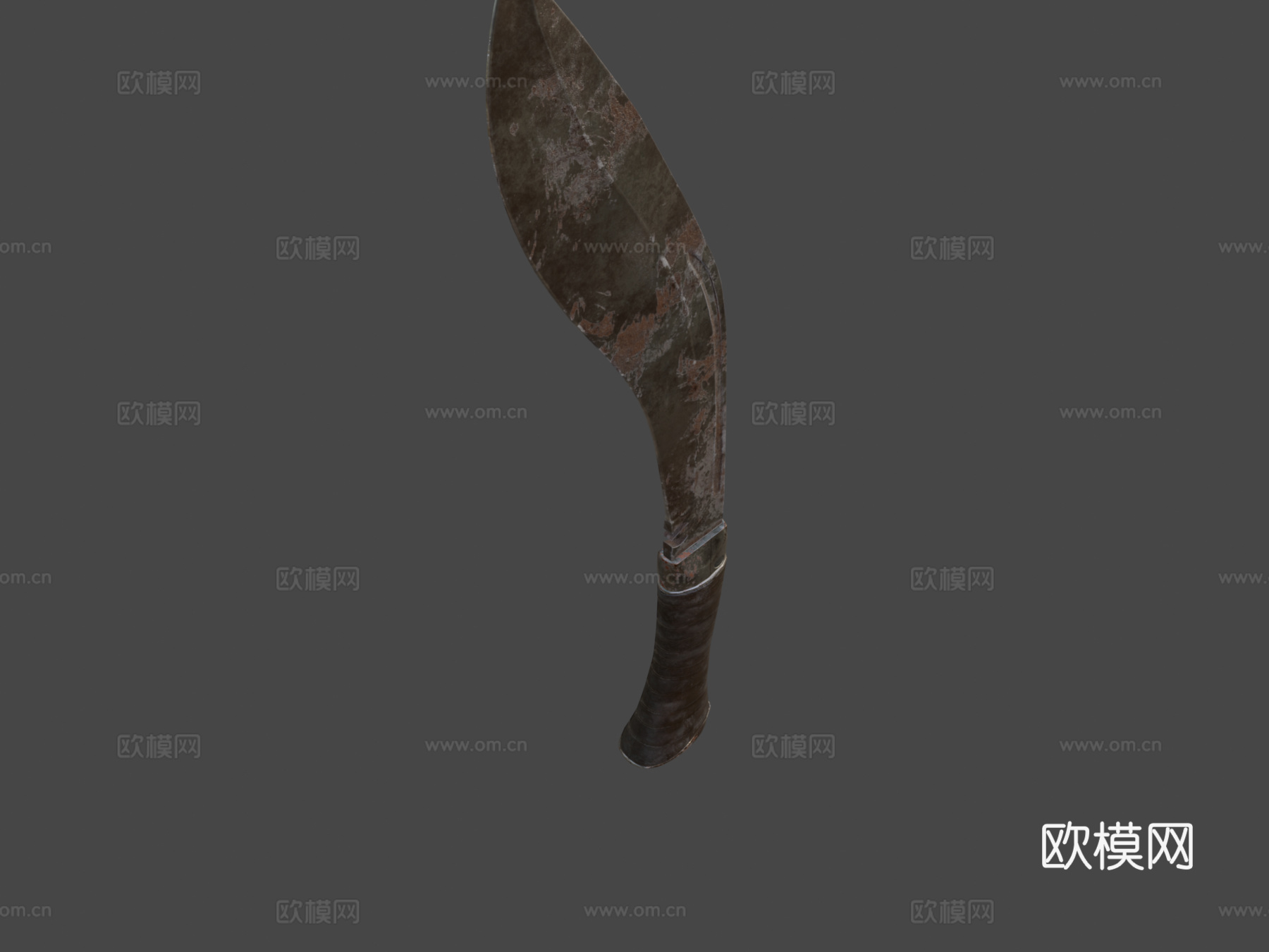 库克力弯刀3d模型下载（渲染图6）