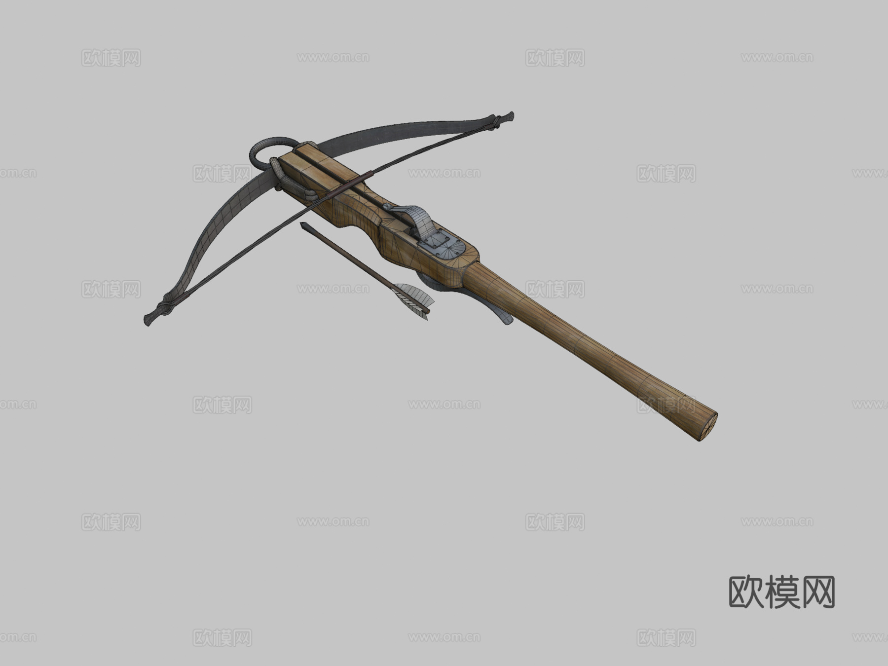 弩CG模型3d模型下载（渲染图2）