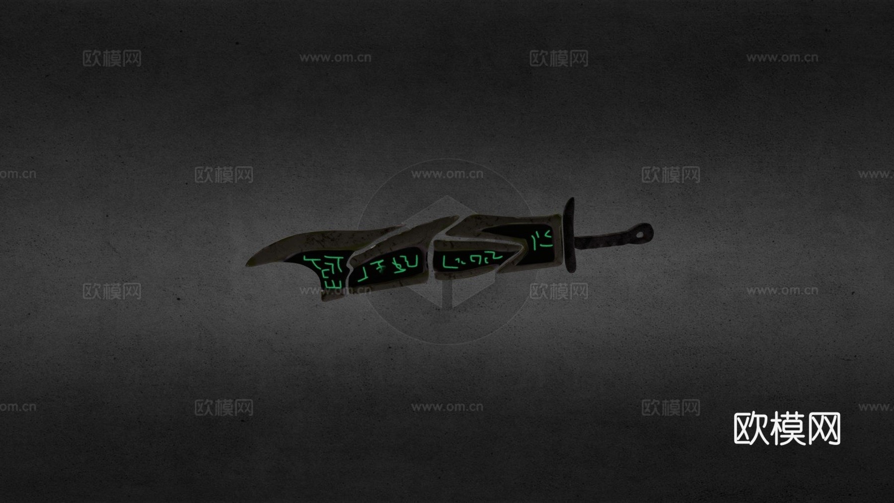 裂刃剑3d模型下载（渲染图1）