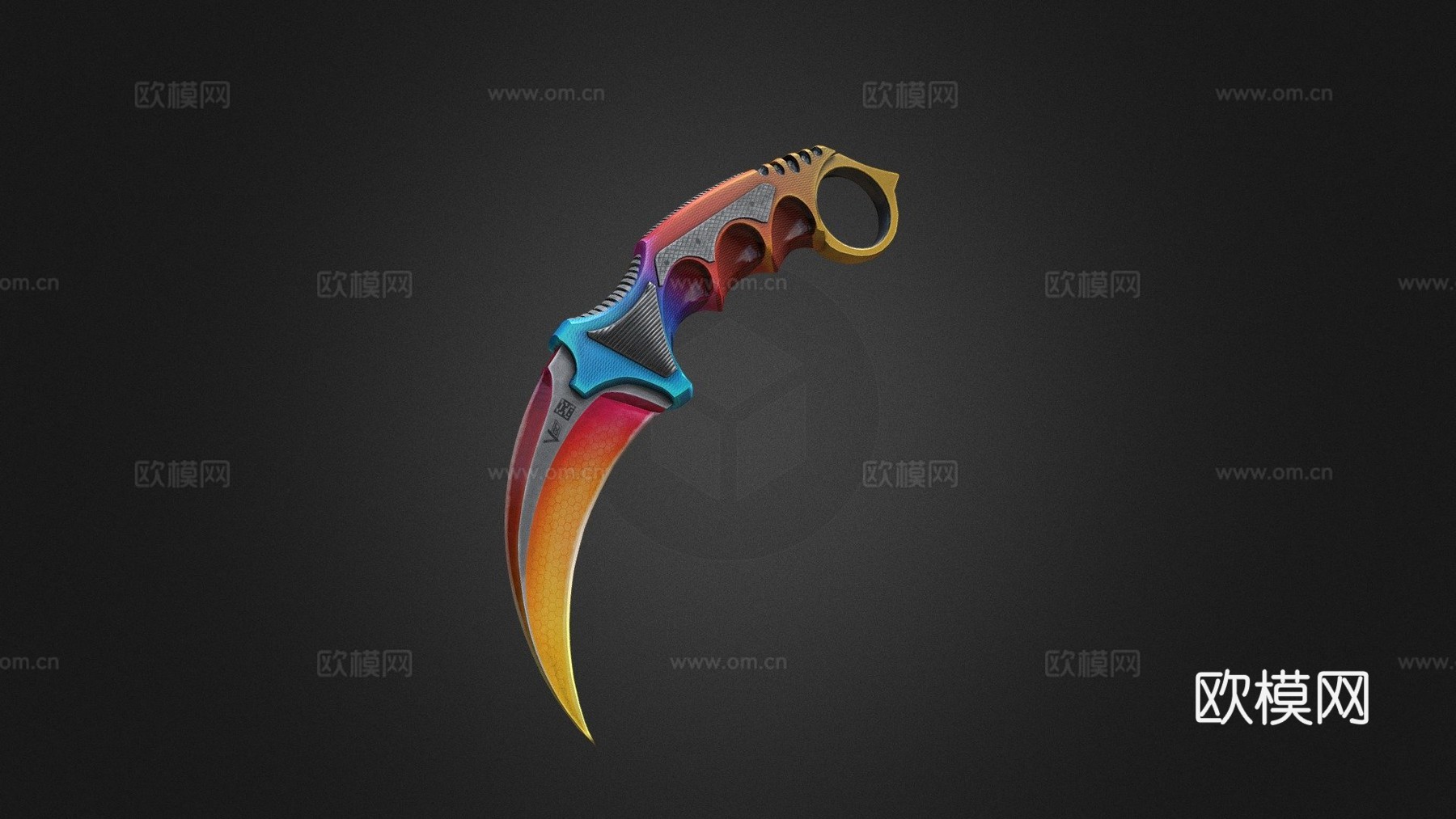 场合卡兰姆3d模型下载（渲染图1）