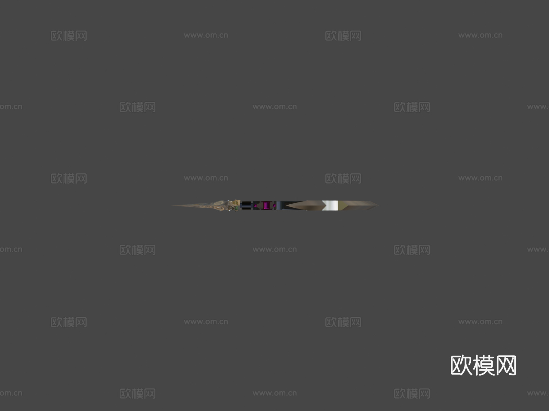 罗丽墨丘利的戟制作中3d模型下载（渲染图5）