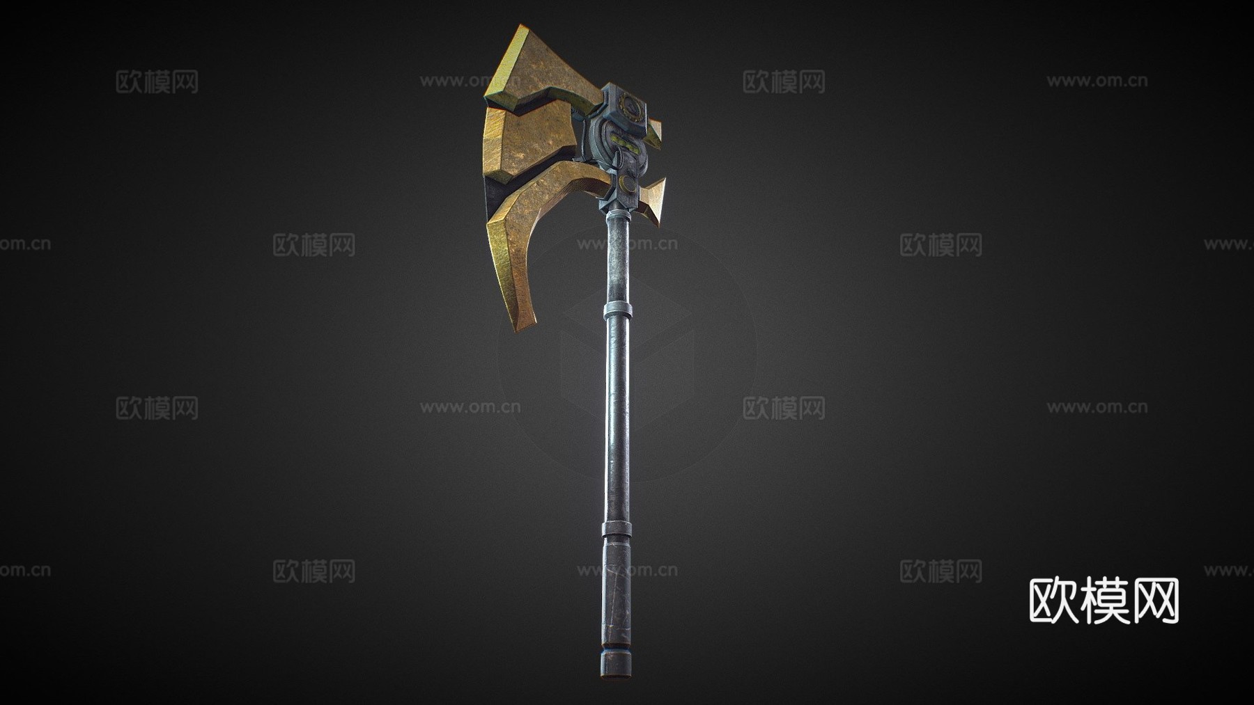 斧头沃洛佳3d模型下载（渲染图1）
