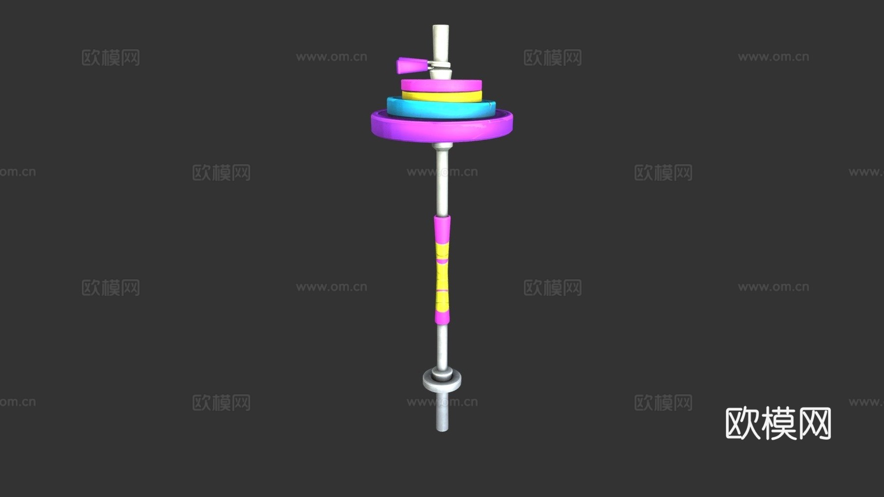 斧操收割工具3d模型下载（渲染图1）