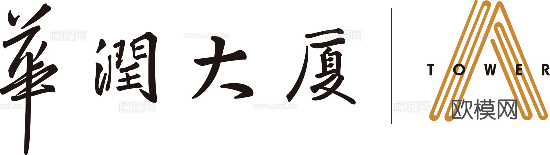 华润大厦，房地产商logo