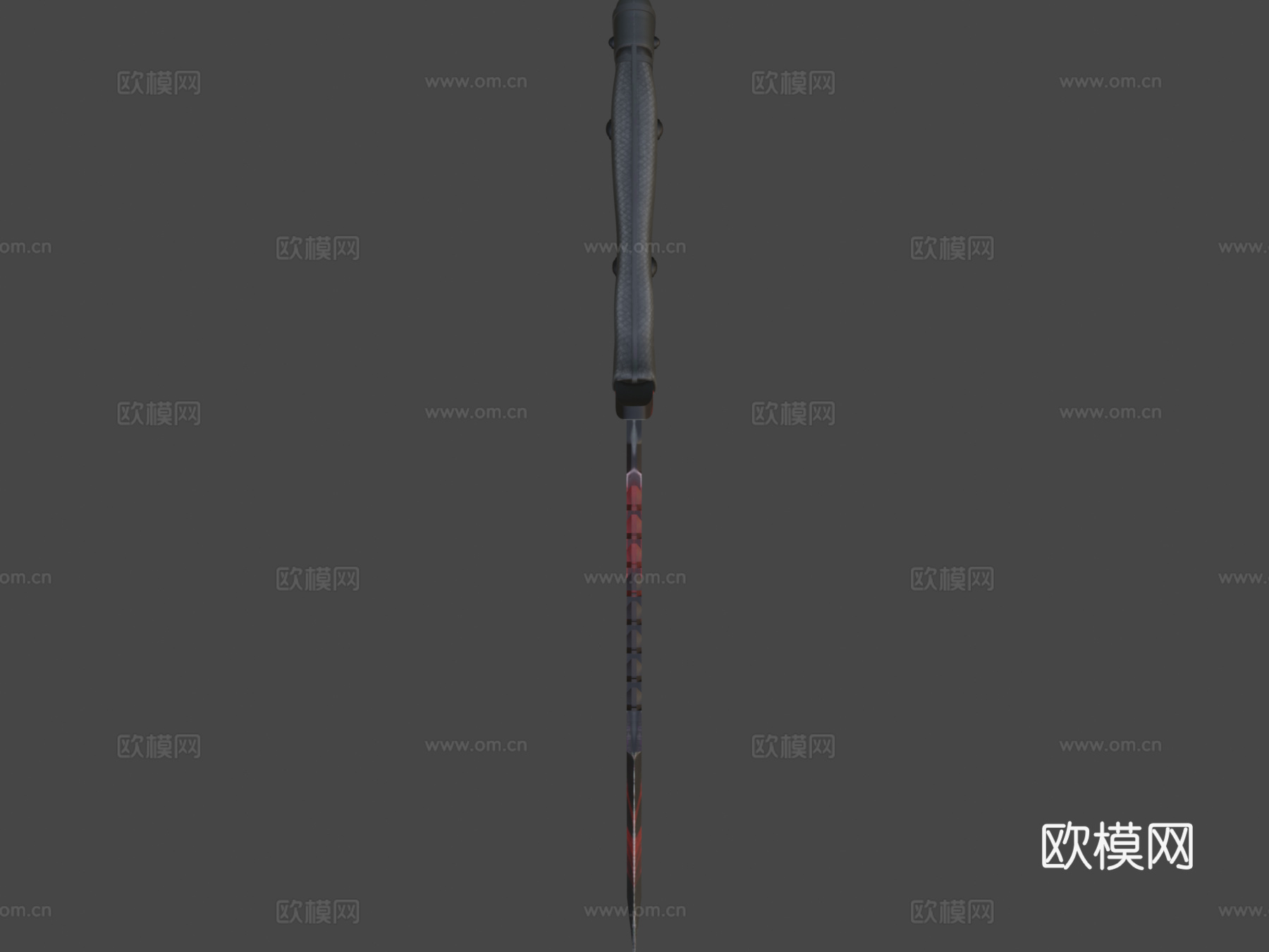 鲍伊猎刀苏格兰纹2号3d模型下载（渲染图5）