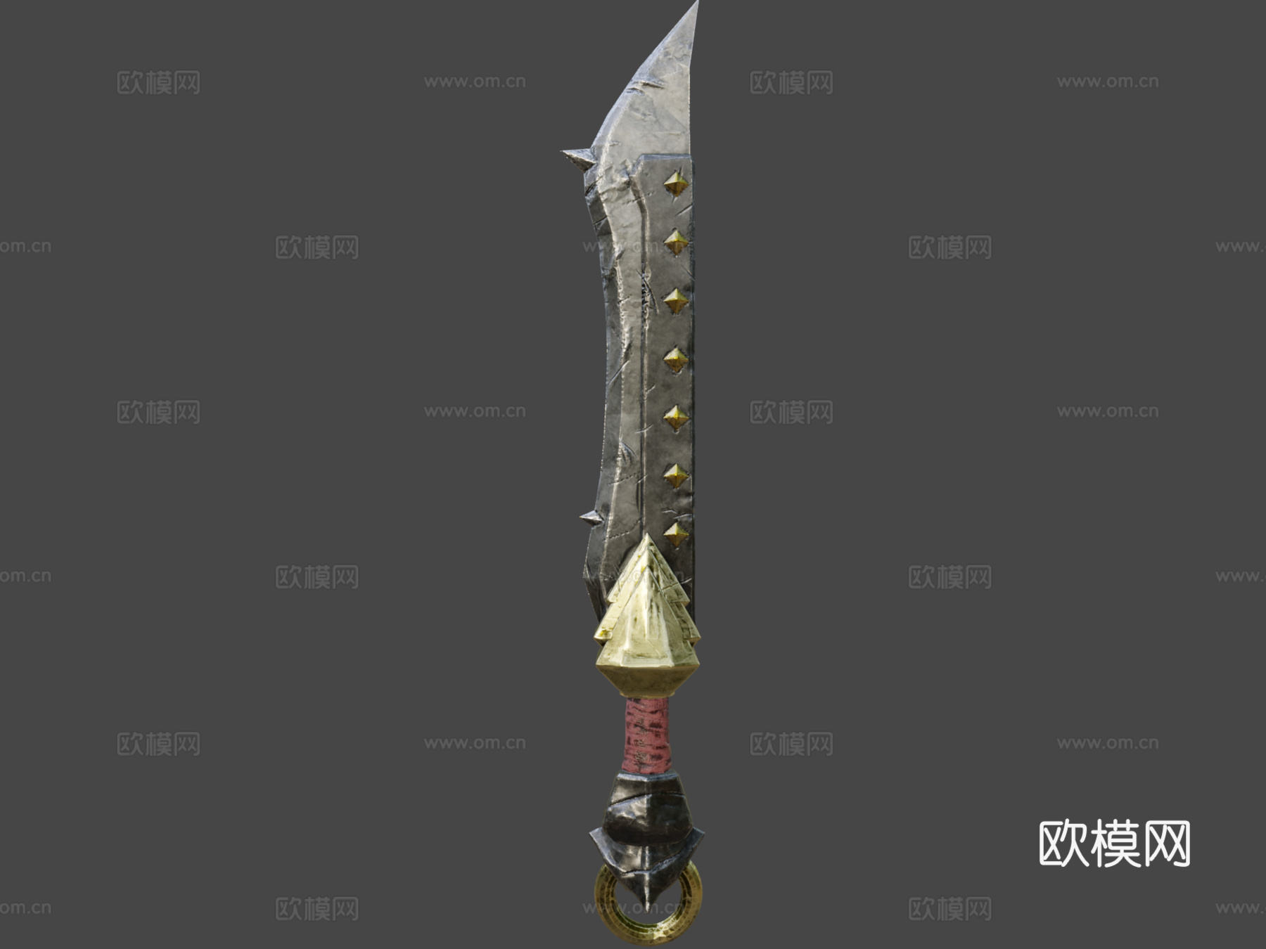 风格化剑3d模型下载（渲染图7）