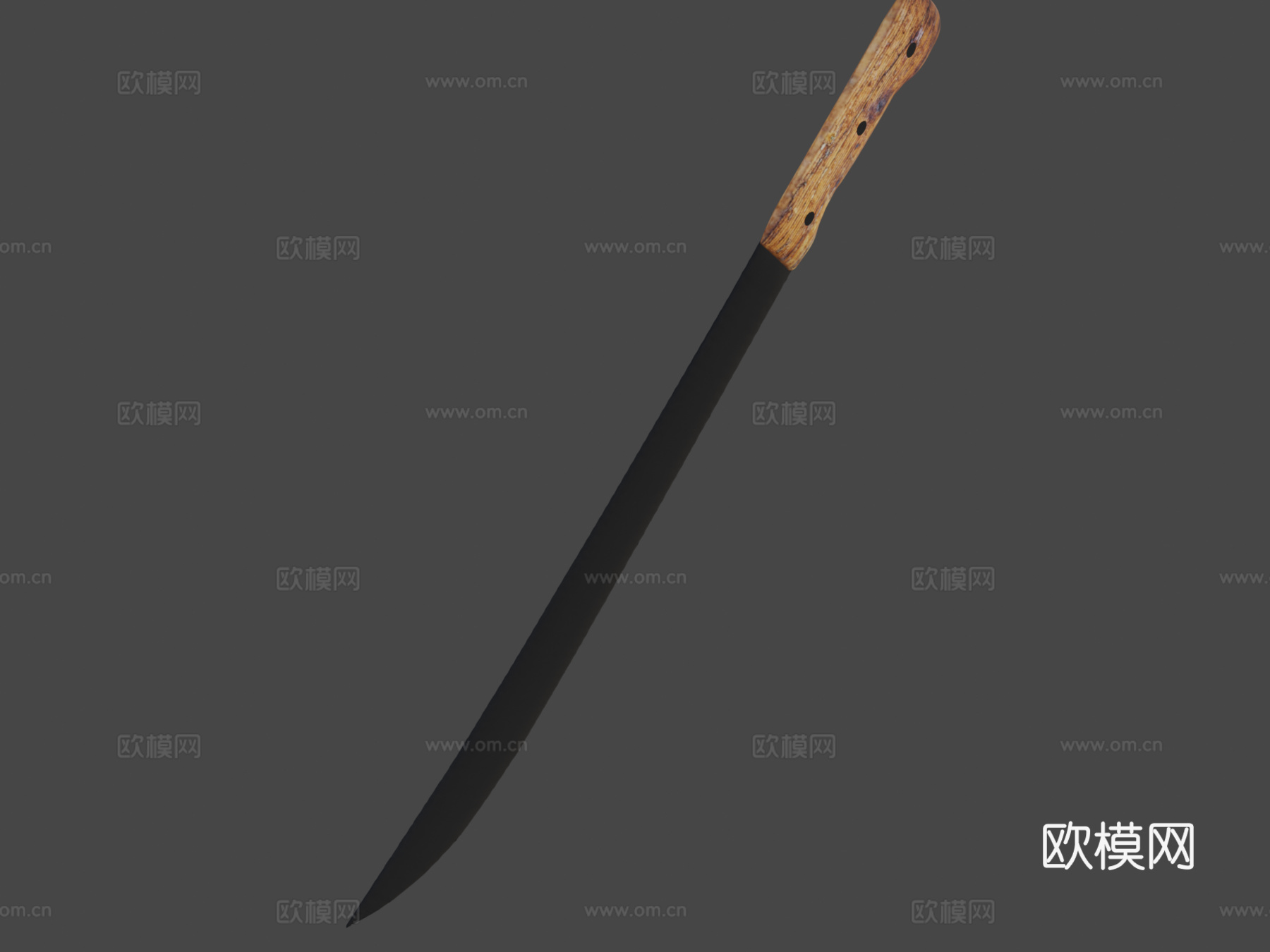 砍刀3d模型下载（渲染图6）