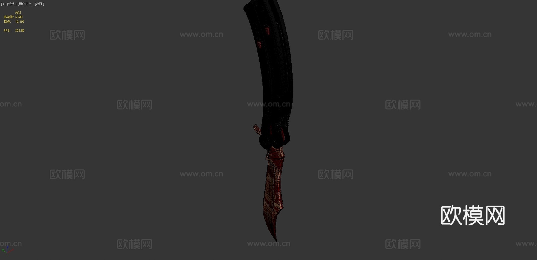 蝴蝶爱豆兔3d模型下载（渲染图4）