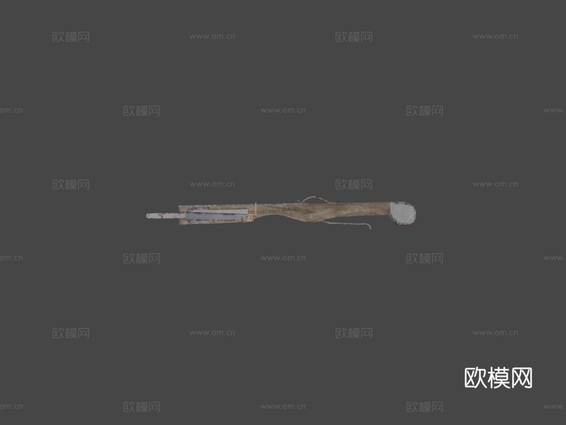 中国古代弩3d模型下载（渲染图7）