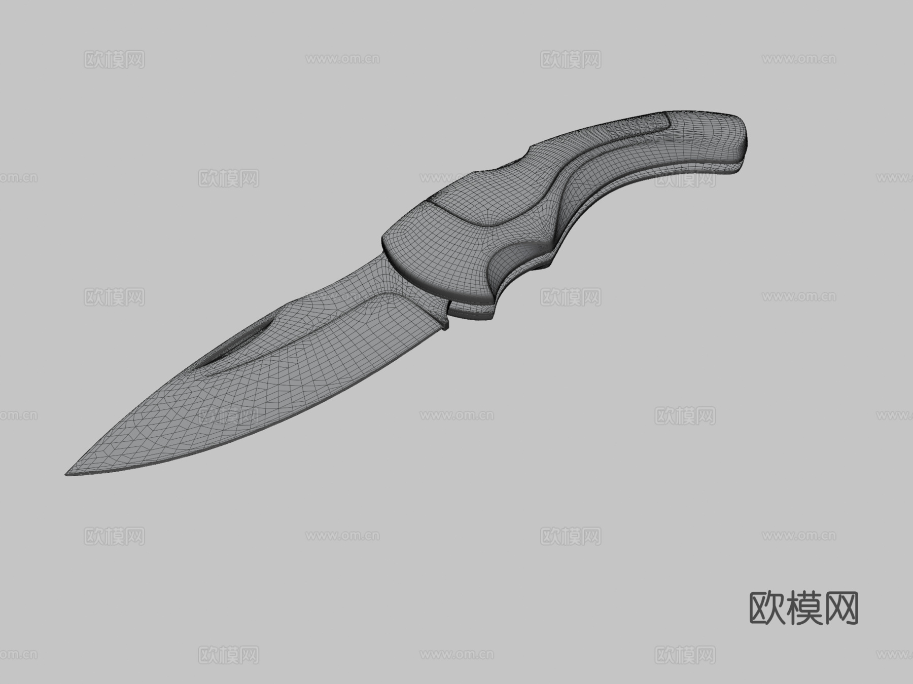 折叠刀3d模型下载（渲染图3）