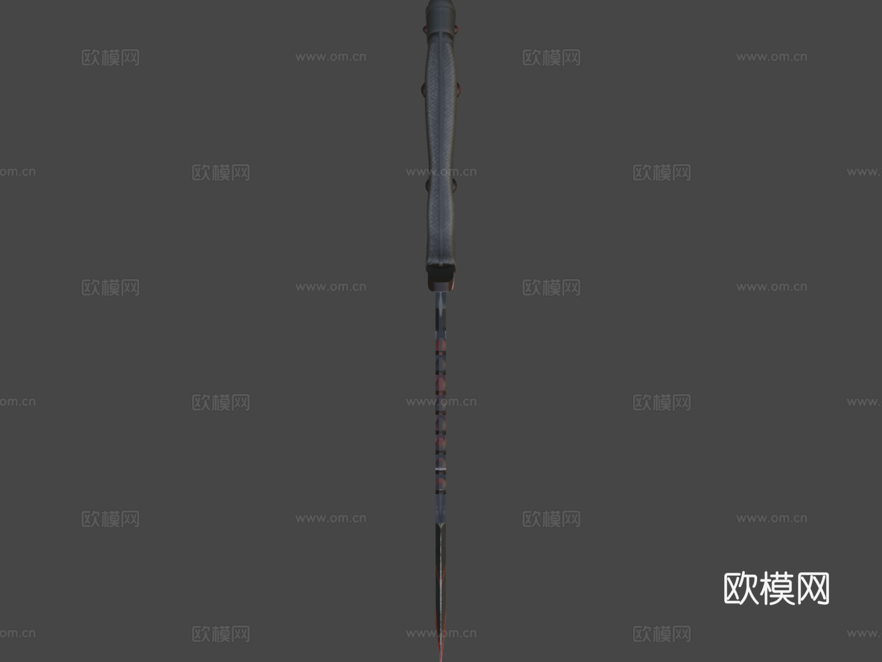 鲍伊猎刀苏格兰纹3号3d模型下载（渲染图8）