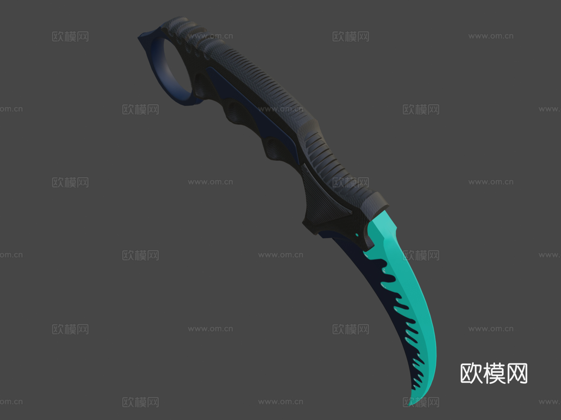 溅射爪刀3d模型3d模型下载（渲染图5）
