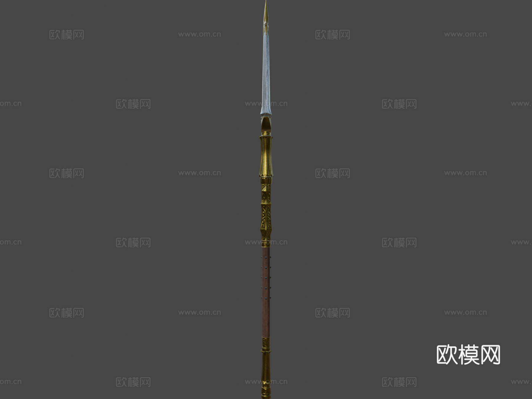 屠龙枪3d模型下载（渲染图8）