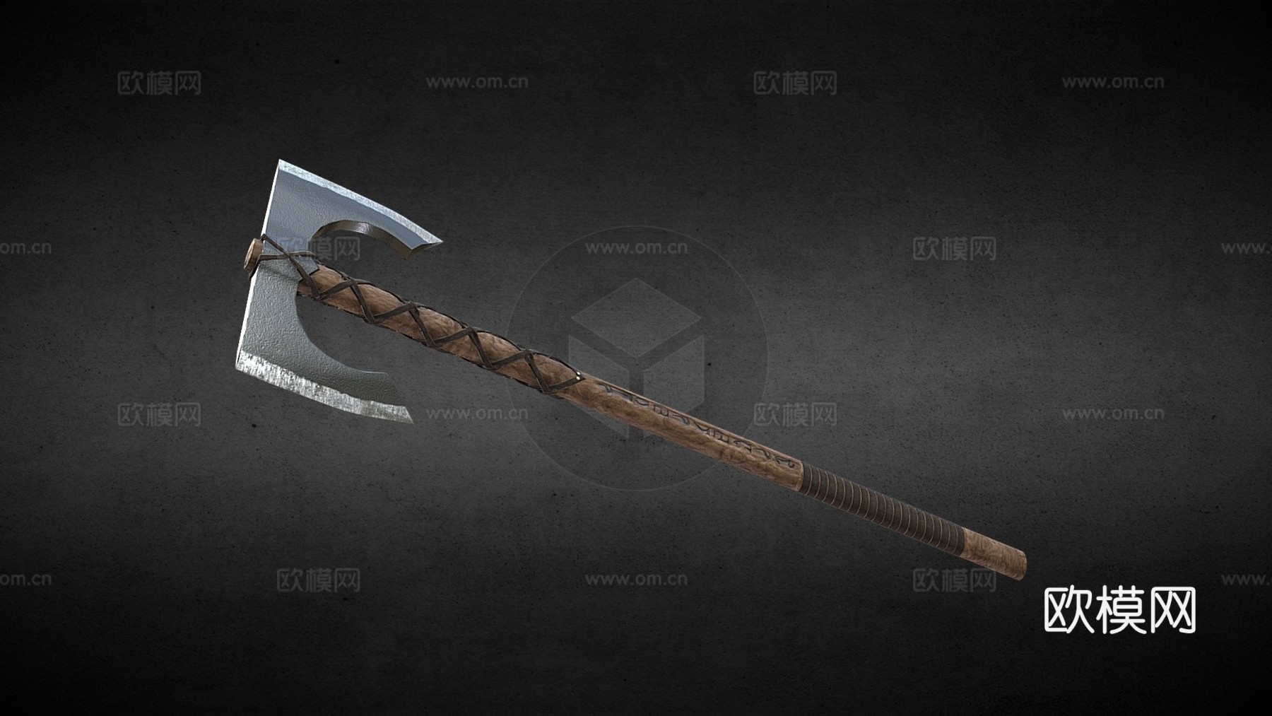 河心斧3d模型下载（渲染图1）