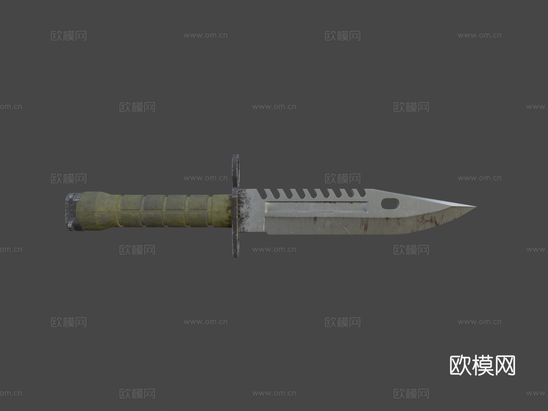 M9刺刀3d模型下载（渲染图7）