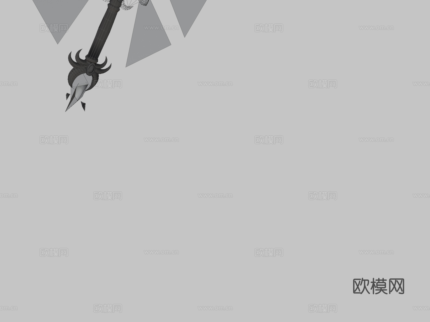 黑冰魔法剑3d模型下载（渲染图3）