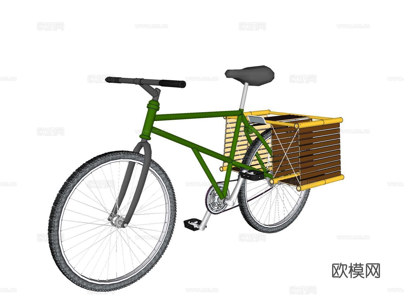 自行车su模型