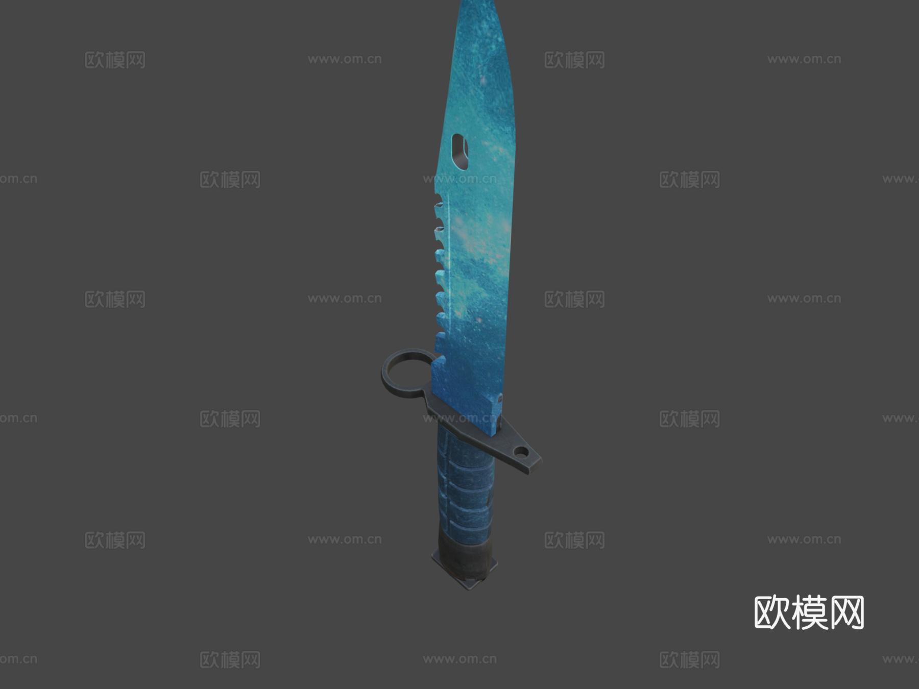 M9刺刀巴拉克西3d模型下载（渲染图5）