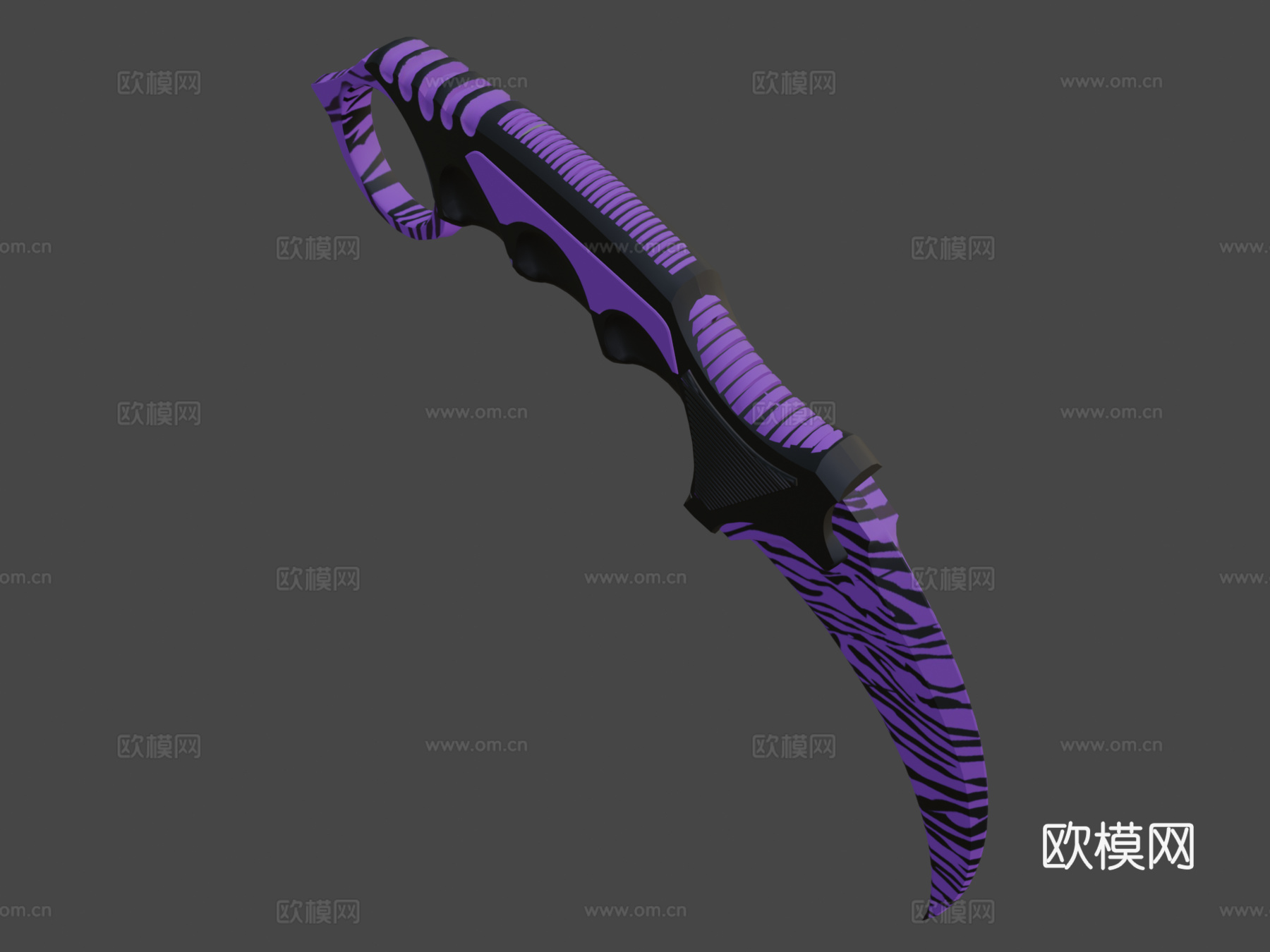 爪刀午夜猛虎3d模型下载（渲染图6）