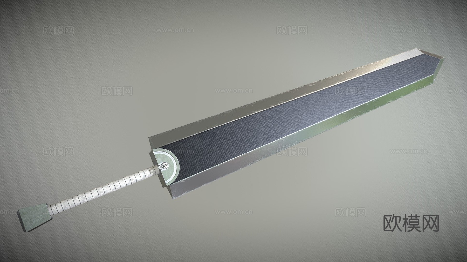 屠龙者狂战士3d模型下载（渲染图1）