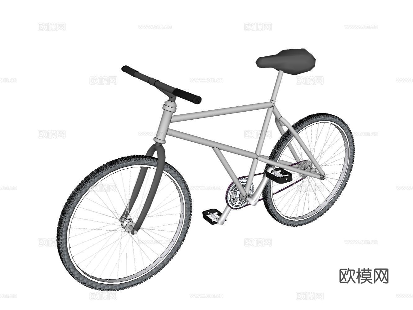 自行车su模型
