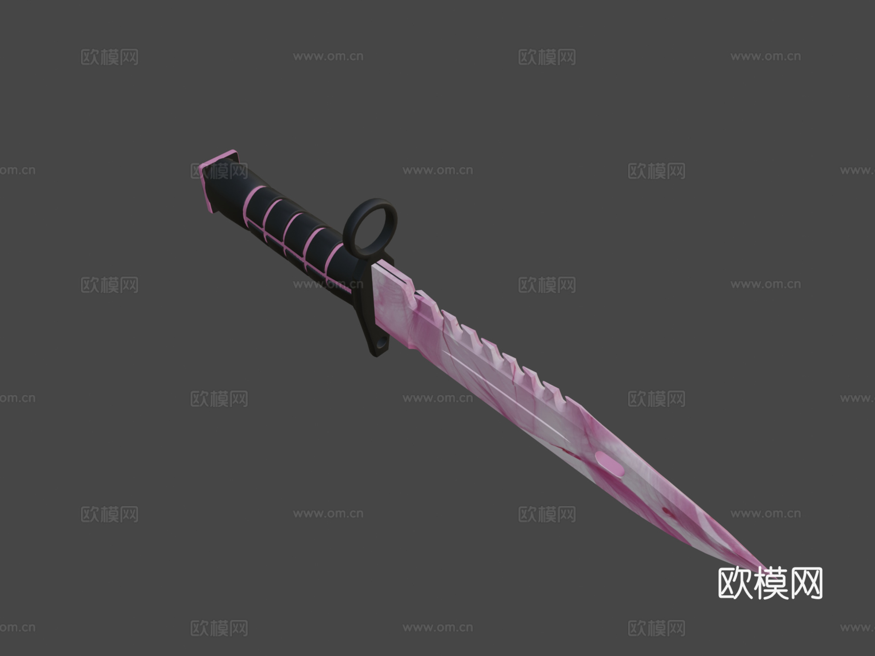 M9刺刀3d模型下载（渲染图7）