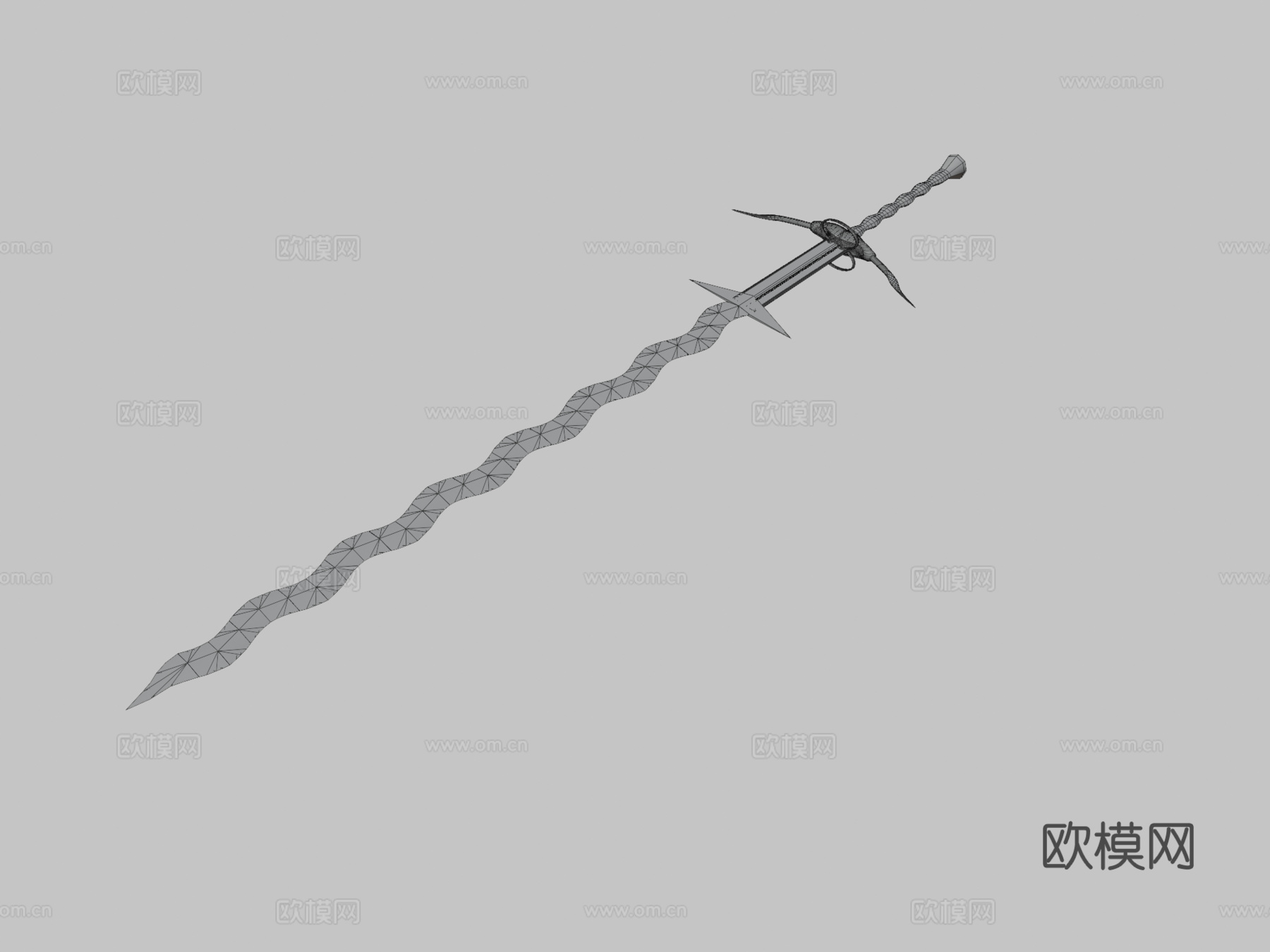 火焰剑任务23d模型下载（渲染图3）