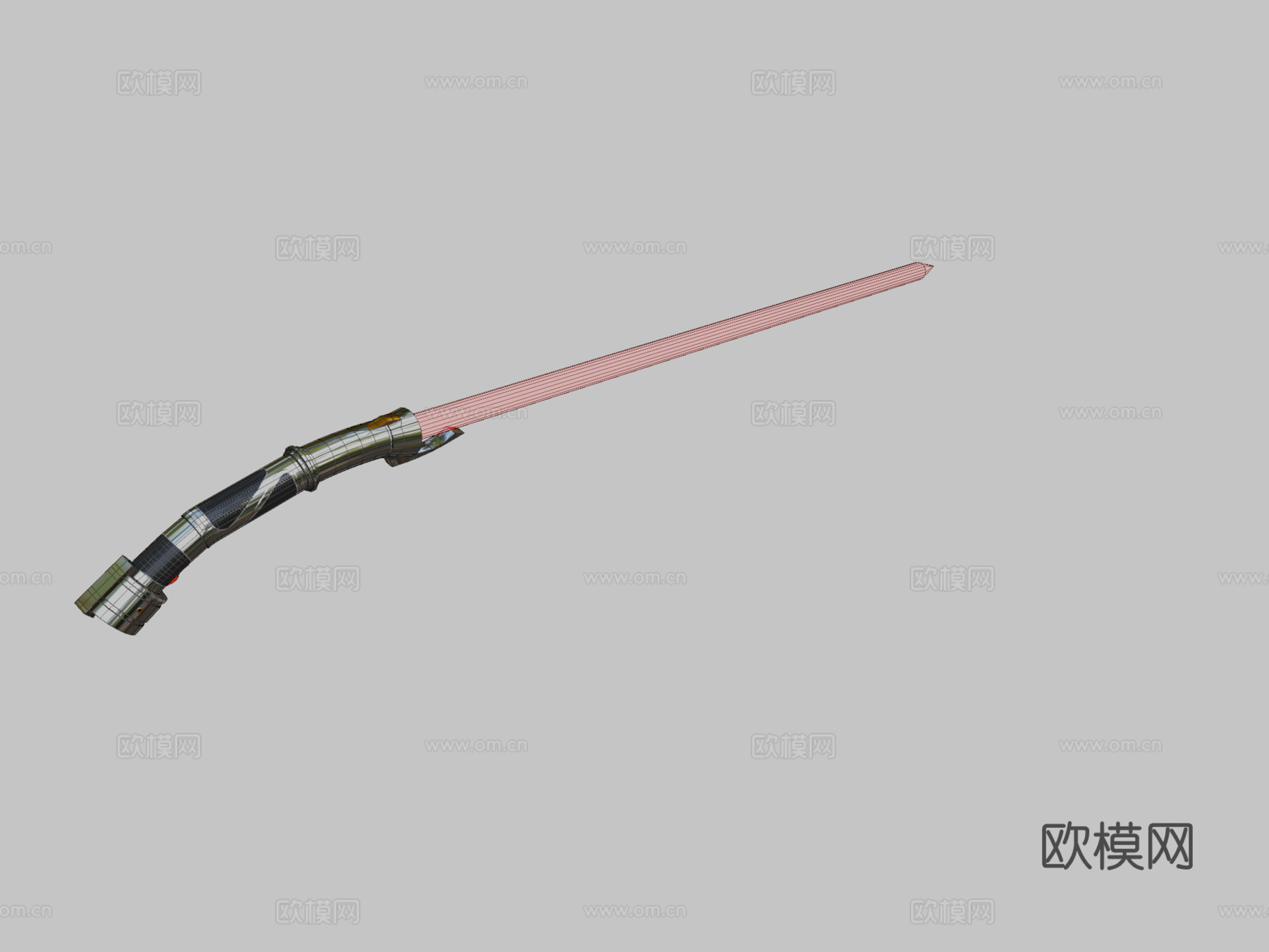 杜库伯爵的光剑3d模型下载（渲染图2）