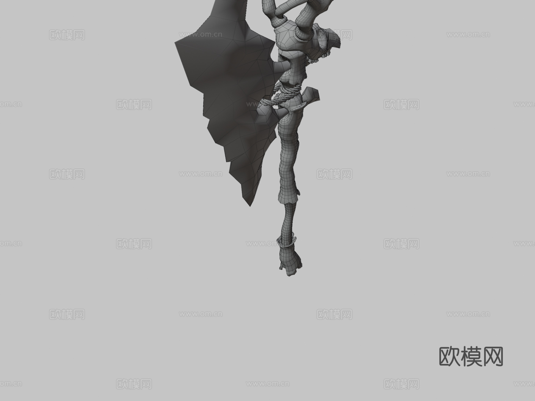 卡拉尔之战斧传奇神器3d模型下载（渲染图3）