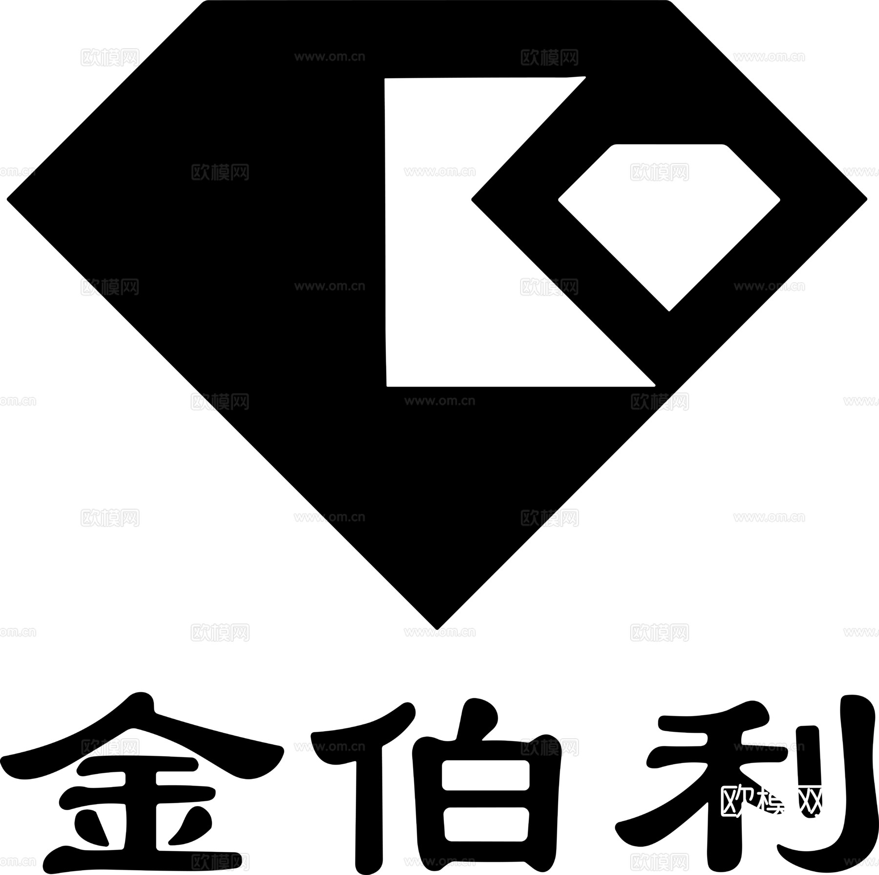 金伯利钻石，黄金珠宝logo
