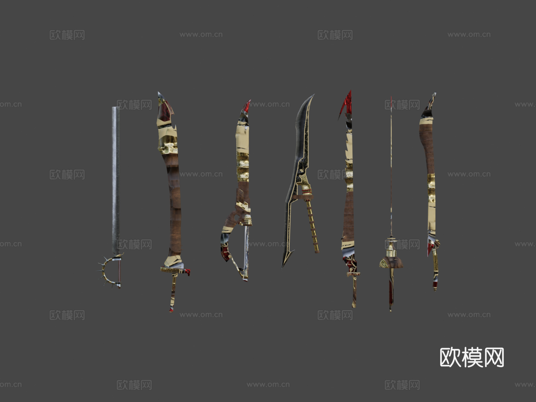 皇家之剑3d模型下载（渲染图7）