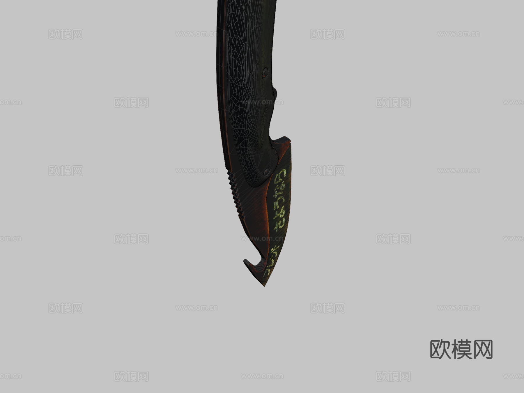 肠刀再见3d模型下载（渲染图2）