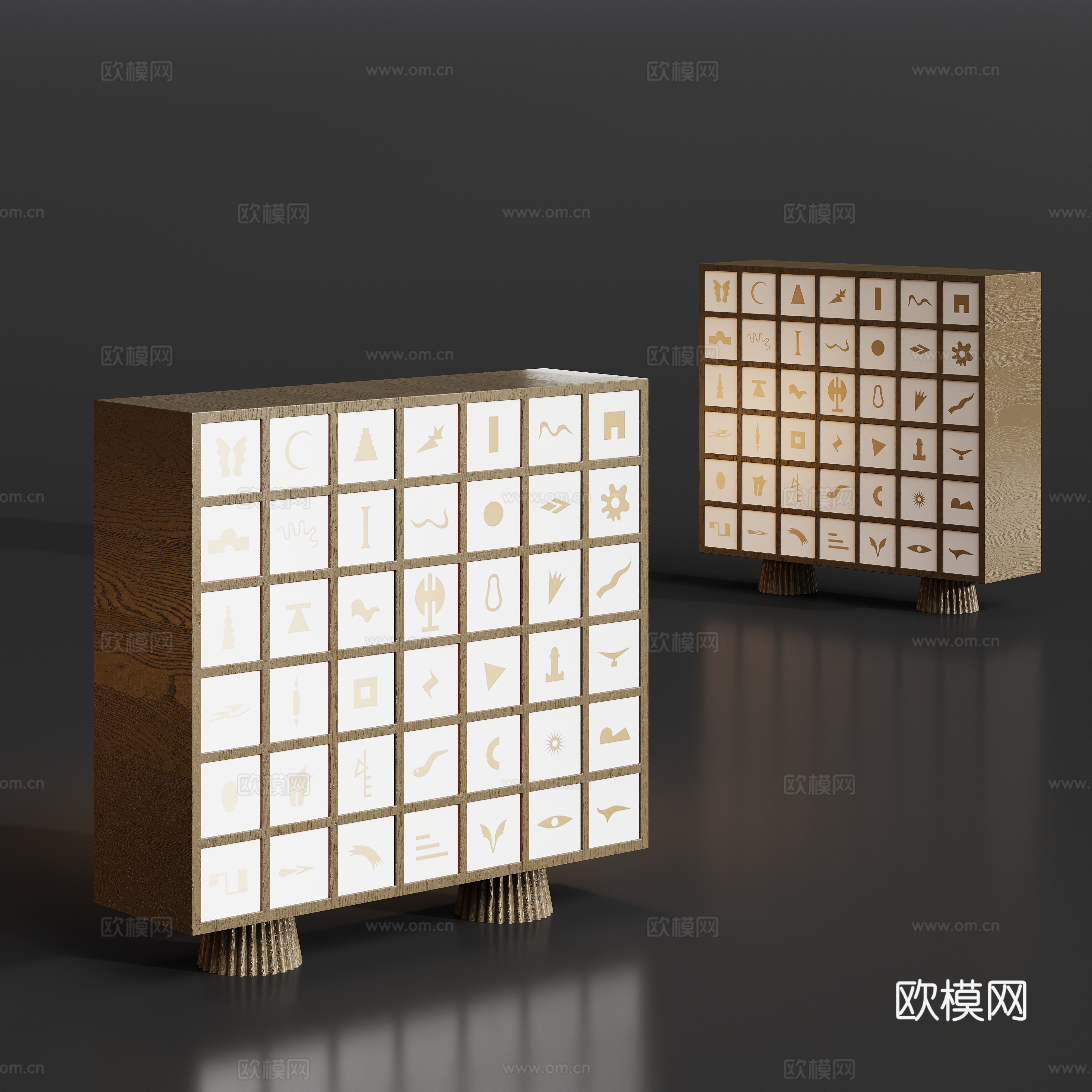 边柜玄关柜斗柜su模型