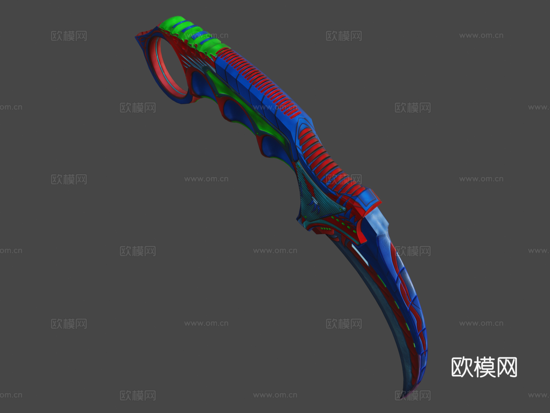 爪刀萨雷克斯3d模型3d模型下载（渲染图5）