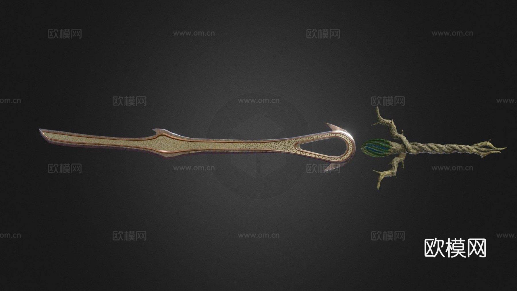 魔法剑低清3d模型下载（渲染图1）