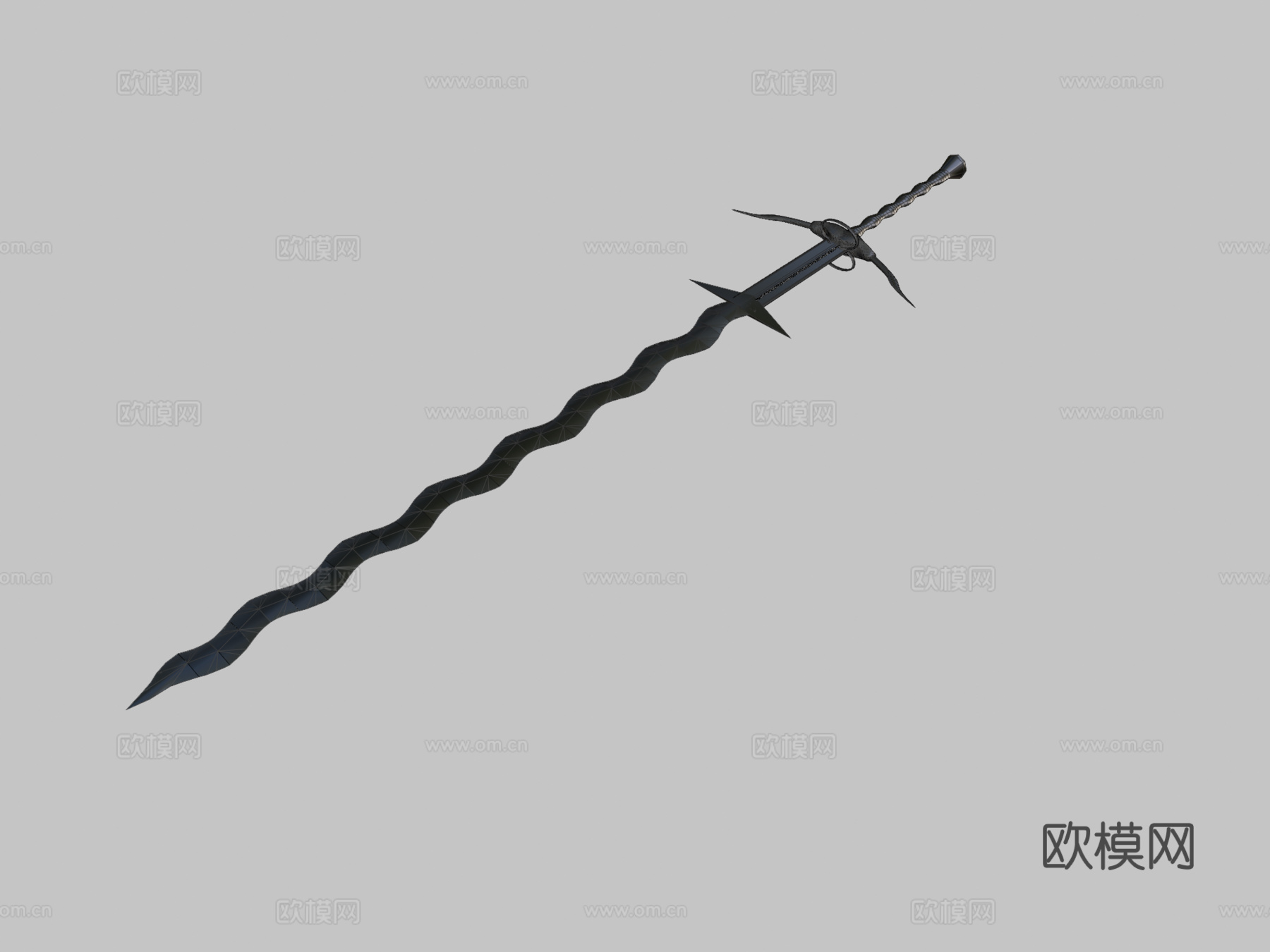 火焰剑任务23d模型下载（渲染图2）